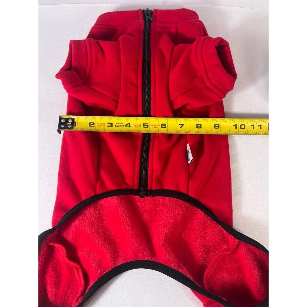 Lovelonglong Ribbed Dog Pajamas Cotton Knitted Dog Jumpsuits 4 Legged  Warm Medi